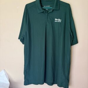 Topo Chico hard seltzer Men’s Beer Port Authority golf polo shirt green NWOT